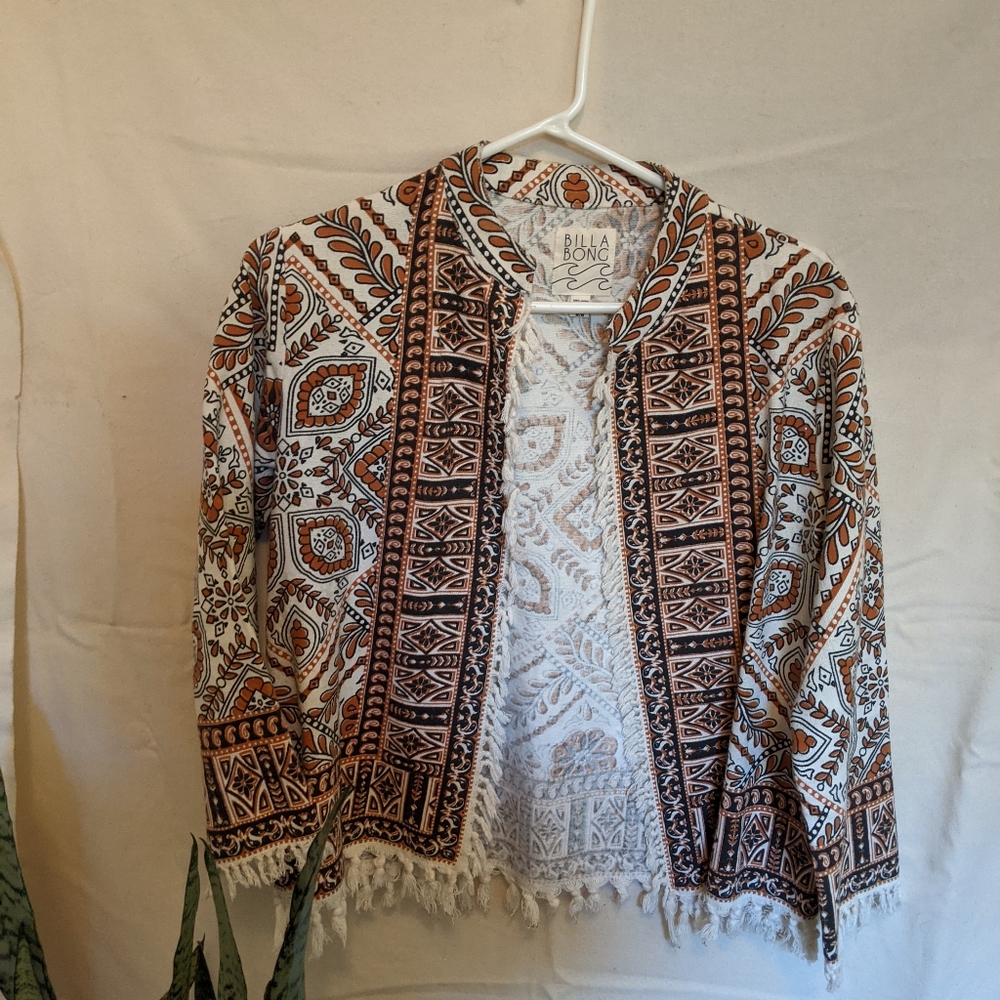 Billabong boho coat
